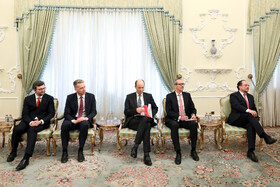  هیات همراه «الکساندر شالنبرگ» وزیر خارجه اتریش در دیدار با رییس جمهوری