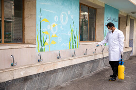 آب ژاول موردنیاز برای ضدعفونی در اختیار مدارس قرار می‌گیرد