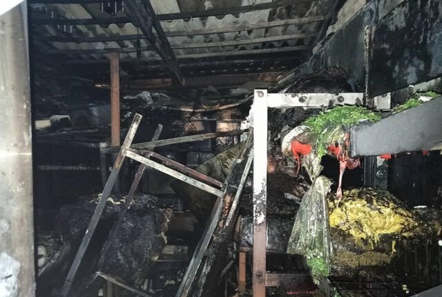 آتش‌سوزی در سردخانه و انباری یک مرکز درمانی در تهران