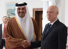 قیس سعید در دیدار با امیر قطر: قدس باید پایتخت فلسطین باشد