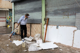 آمادگی شهروندان خرمآباد پیش از سیل احتمالی