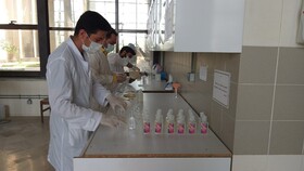 تولید ژل ضدعفونی‌کننده دست توسط محققان دانشگاه خلیج‌فارس