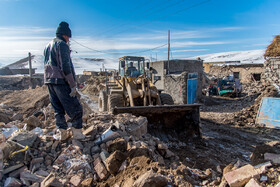 ۶ روز پس از زلزله در قطور از توابع شهرستان خوی