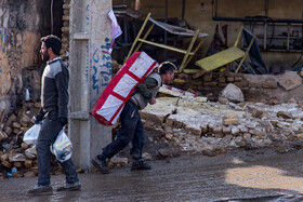 ۶ روز پس از زلزله در قطور از توابع شهرستان خوی