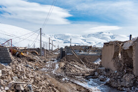 ۶ روز پس از زلزله در قطور از توابع شهرستان خوی