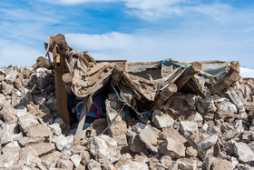 ۶ روز پس از زلزله در قطور از توابع شهرستان خوی