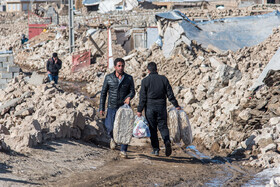 ۶ روز پس از زلزله در قطور از توابع شهرستان خوی