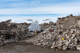۶ روز پس از زلزله در قطور از توابع شهرستان خوی