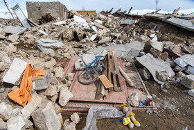 ۶ روز پس از زلزله در قطور از توابع شهرستان خوی