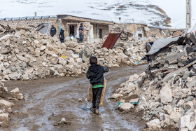 ۶ روز پس از زلزله در قطور از توابع شهرستان خوی