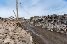 ۶ روز پس از زلزله در قطور از توابع شهرستان خوی
