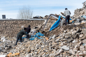 ۶ روز پس از زلزله در قطور از توابع شهرستان خوی