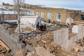 ۶ روز پس از زلزله در قطور از توابع شهرستان خوی