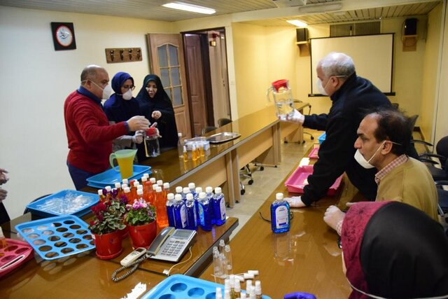 ضدعفونی کردن مراکز سازمان فرهنگی برای پیشگیری از شیوع کرونا