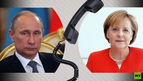 گفتگوی تلفنی پوتین و مرکل درباره لیبی و سوریه