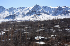 ایران زیباست؛ زمستان در کوچه باغ‌های «شامرزا» در استان سمنان