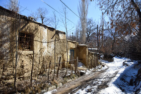 ایران زیباست؛ زمستان در کوچه باغ‌های «شامرزا» در استان سمنان