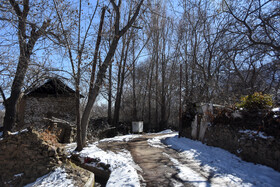 ایران زیباست؛ زمستان در کوچه باغ‌های «شامرزا» در استان سمنان