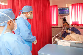 بازدیدسردار عراقی زاده از بیمارستان بعثت نیروی هوایی ارتش