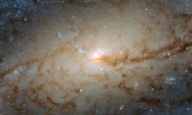تصویر هابل از یک کهکشان مارپیچی