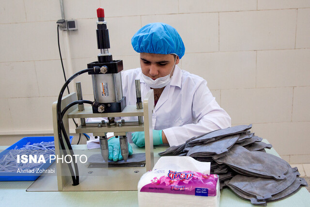 افزایش ظرفیت تولید ماسک‌ بهداشتی در شیراز