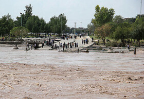 جاری شدن سیلاب در منطقه شهداد استان کرمان/تاکنون خسارت جانی نداشته ایم
