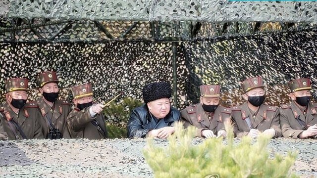کره شمالی رزمایش توپخانه‌ای برگزار کرد