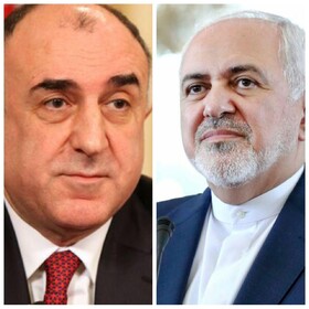گفت‌وگوی ظریف و وزیر خارجه آذربایجان درباره شیوع کرونا در منطقه و جهان