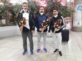 بازگشت ملی پوشان ژیمناستیک ایران بعد از نیمه کار ماندن جام جهانی باکو