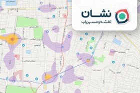مسیریاب «نشان» نقشه‌ای ویژه «کرونا» منتشر کرد
