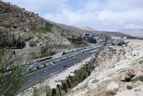 جاده ورودی شهر شیراز