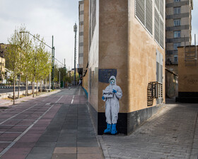 تهران،خیابان ولیعصر، نوروز ۹۹