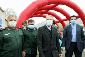 بازید رییس مجلس از مجموعه درمانی ضد کرونای نیروی زمینی سپاه