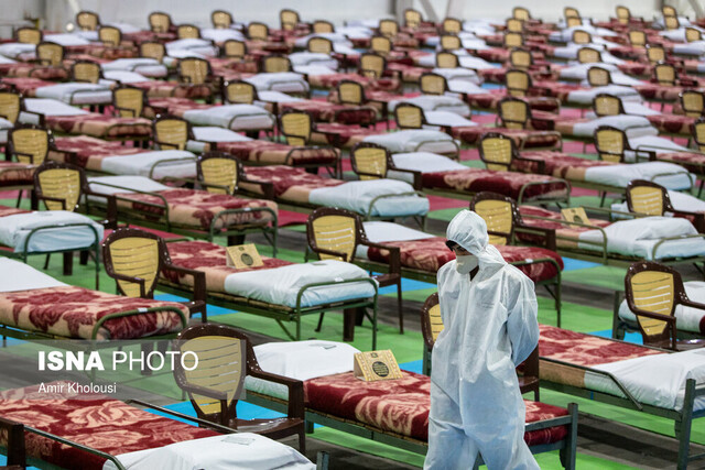 عکس آرشیوی است راهاندازی مرکز نقاهتگاه بستری موقت بیماران مبتلا به کرونا در سبزوار