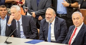 گانتس: اجازه نمی‌دهم نتانیاهو به دستگاه قضایی لطمه بزند