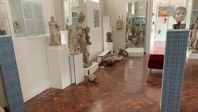 جدیدترین تصاویر از خسارات به موزه باستان‌شناسی زاگرب