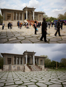 باغ عفیف آباد یا باغ گلشن یکی از قدیمیترین و زیباترین باغهای شیراز است که از دوره صفویان به جای مانده و گردشگران زیادی را در ایام نوروز به خود مجذوب کرده است، اما در نوروز ۹۹ به دلیل شیوع ویروس کرونا درهای آن به روی گردشگران بسته است.