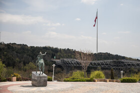 نمایی از پل طبیعت در روز طبیعت