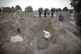 باغ فردوس، محل دفن قربانیان کرونایی در اهواز