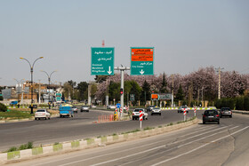 کمربندی شهر گرگان که اغلب مسافران این مسیر را برای رفتن به مشهد انتخاب می کنند