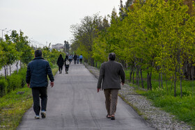 پارک ها و مسیر پیاده روی در کمربندی شهرستان گنبد کاووس در ایام نوروز ۱۳۹۹