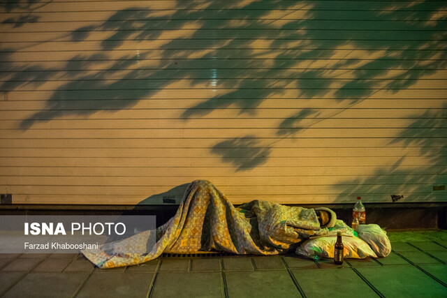 عکس تزئینی است ساماندهی ۴۰۸ آسمان خواب و معتاد متجاهر در هوای زیر صفر پایتخت