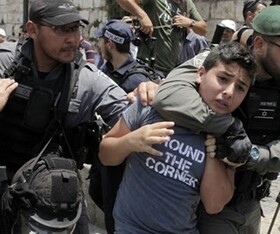 بازداشت ۵۴۳ کودک فلسطینی توسط رژیم صهیونیستی در سال ۲۰۲۰   