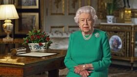 ملکه انگلیس کرونا را بحرانی متفاوت از چالش‌های قبلی توصیف کرد