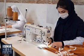 ویدئو / تولید ماسک در جهاددانشگاهی استان کردستان
