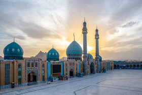 صحن مسجد مقدس جمکران بازگشایی شد