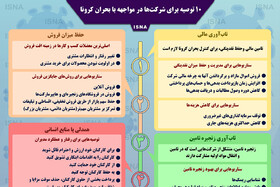 اینفوگرافیک / ۱۰ توصیه برای شرکت‌ها در مواجهه با بحران کرونا