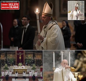 پاپ فرانسیس در عید پاک: فریادهای مرگ را خاموش سازیم، دیگر جنگ نمی‌خواهیم