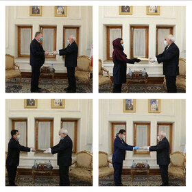 دیدار سفرای چند کشور در تهران با وزیر امور خارجه