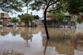 ابگرفتگی معابر شهر کرمان